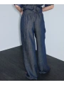 İpekyol Denim Görünümlü Wide Leg Pantolon IS1260003251