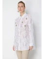 Ekol Çiçek İşlemeli Gömlek 02918