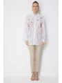Ekol Çiçek İşlemeli Gömlek 02918
