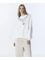 Twist Zincirli Ve Görsel Baskılı Sweatshirt TS1260091026