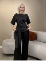 İpekyol Wide Leg Fit Saten Pantolon IS1260003147