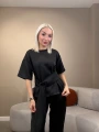 İpekyol Wide Leg Fit Saten Pantolon IS1260003147