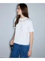 İpekyol Strass Taş İşlemeli Cutout Tişört IS1260070238