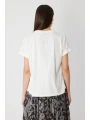 On Fashion Yakası Zincirli V Yaka Bluz 71352