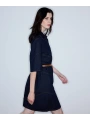 İpekyol Kontrast Kuşaklı Denim Elbise IS1260002203