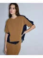 İpekyol Denim Mix Colorblock Triko IS1260050034