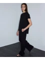 İpekyol Jakarlı Wide Leg Pantolon IS1260003119