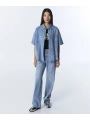 Twist Slogan ve Hotfix Baskılı Jean Pantolon TS1260018008