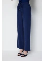 Ekol Beli Bağcıklı Bol Paça Pantolon 01204