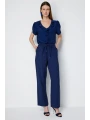 Ekol Beli Bağcıklı Bol Paça Pantolon 01204