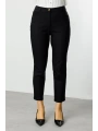 Ekol Büyük Beden Siyah Kadın Pantolon 02046