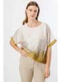 Ekol Çift Renk Saten Bluz 03606