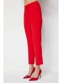 Ekol Düşük Bel Dar Paça Krep Pantolon 01132