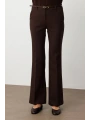 Ekol İspanyol Paça Kahverengi Kadın Pantolon 01011