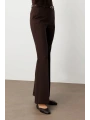 Ekol İspanyol Paça Kahverengi Kadın Pantolon 01011