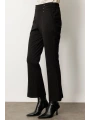 Ekol Kadın Beli Lastikli Siyah Pantolon 01083