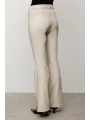 Ekol Kadın İspanyol Paça Kum Renk Pantolon 02044