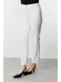 Ekol Kadın Klasik Kesim Ekru Pantolon 02028