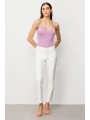 Ekol Kadın Klasik Kesim Ekru Pantolon 02042