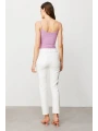Ekol Kadın Klasik Kesim Ekru Pantolon 02042