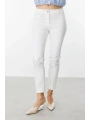 Ekol Kadın Kumaş Ekru Kalem Pantolon 02022
