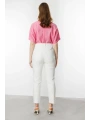 Ekol Kadın Likralı Ekru Pantolon 02046