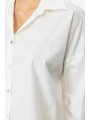 Ekol Kadın Uzun Kollu Ekru Gömlek 03112