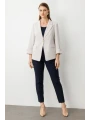 Ekol Kapak Cep Detaylı Tek Düğmeli Ceket 04508