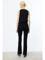 Ekol Kemerli İspanyol Paça Pantolon 02080