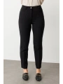 Ekol Likralı Siyah Kadın Pantolon 02146