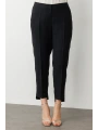 Ekol Paça Detay Siyah Kadın Pantolon 02108