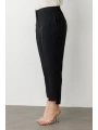 Ekol Paça Detay Siyah Kadın Pantolon 02108