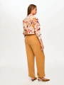 Faik Sönmez Arka Beli Lastikli Wide Leg Fit Tenselli Pantolon US26PNT028