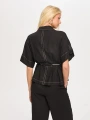 Faik Sönmez Beli Kemerli Keten Karışımlı Oversize Tunik US26TNK019