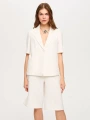 Faik Sönmez Kendinden Dokulu Kısa Kol Ceket US26CKT011