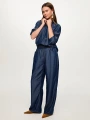 Faik Sönmez Wide Leg Fit Beli Lastikli Liyoselli Jean Pantolon US26JPN010