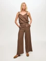 Faik Sönmez Wide Leg Fit Keten Karışımlı Pantolon US26PNT034