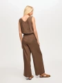 Faik Sönmez Wide Leg Fit Keten Karışımlı Pantolon US26PNT034