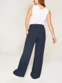 Faik Sönmez Wide Leg Viskon Pantolon B00067