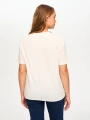 Faik Sönmez Yakası Taş Detaylı Yuvarlak Yaka T-Shirt US26TSH065