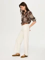 Faik Sönmez Zincir Aksesuarlı Wide Leg Fit Jean Pantolon US26JPN012