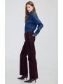 İpekyol Flok Baskılı Wide Leg Jean Pantolon IW6250018033