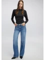 İpekyol Hotfix Baskılı Wide Leg Fit Jean Pantolon IW6250018013