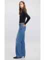 İpekyol Hotfix Baskılı Wide Leg Fit Jean Pantolon IW6250018013