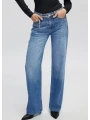 İpekyol Hotfix Baskılı Wide Leg Fit Jean Pantolon IW6250018013