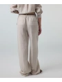 İpekyol İnce Kemerli Keten Pantolon IS1260003270