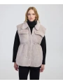 İpekyol Kadın Açık Gri Peluş Yelek IW6240012215