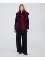 İpekyol Kadın Bordo Peluş Yelek IW6240012215