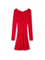 İpekyol Kadın Volanlı Triko Kırmızı Elbise IW6250002227