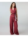İpekyol Keten İçerikli Wide Leg Pantolon IS1260003192